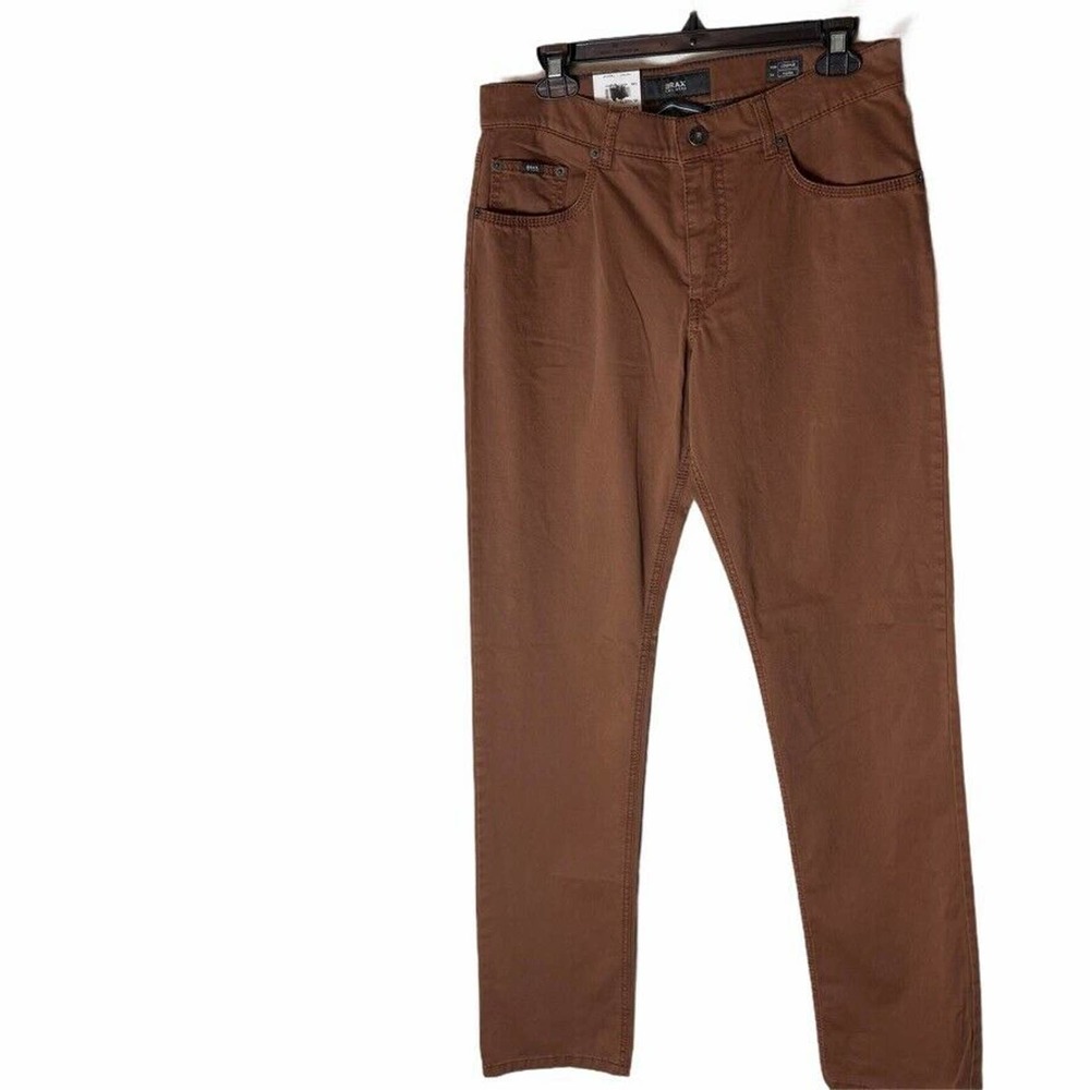 Brax BX Cooper Fancy Regular Fit Camel Casual Pant